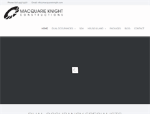 Tablet Screenshot of macquarieknight.com